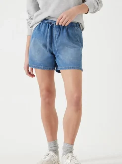 Denimblauw - Hush Betty Pull On Denim Shorts