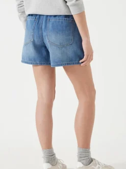 Denimblauw - Hush Betty Pull On Denim Shorts