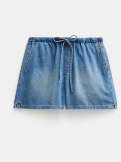 Denimblauw - Hush Betty Pull On Denim Shorts
