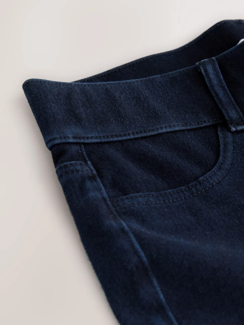 Denim-wassing - Check Jersey Bootcut Leggings