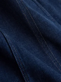 Denim-wassing - Hourglass Full Seamed Midi Skirt