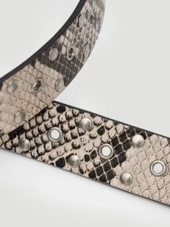 Dierenprint - Hush Leather Studded Eyelet Belt