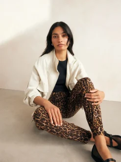 Dierenprint - Jersey joggingbroek