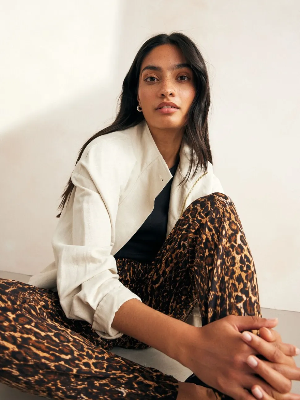 Dierenprint - Jersey joggingbroek