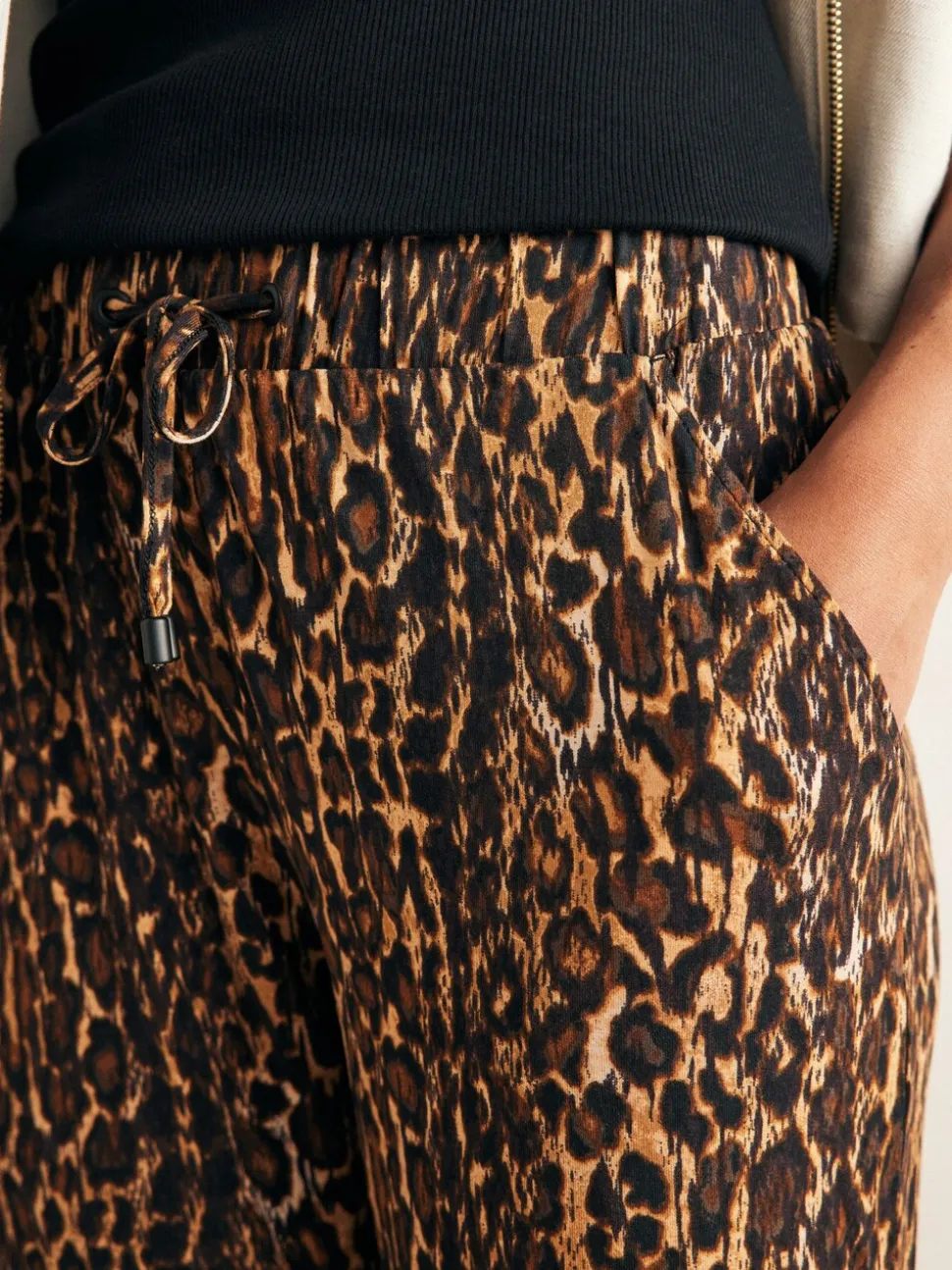 Dierenprint - Jersey joggingbroek