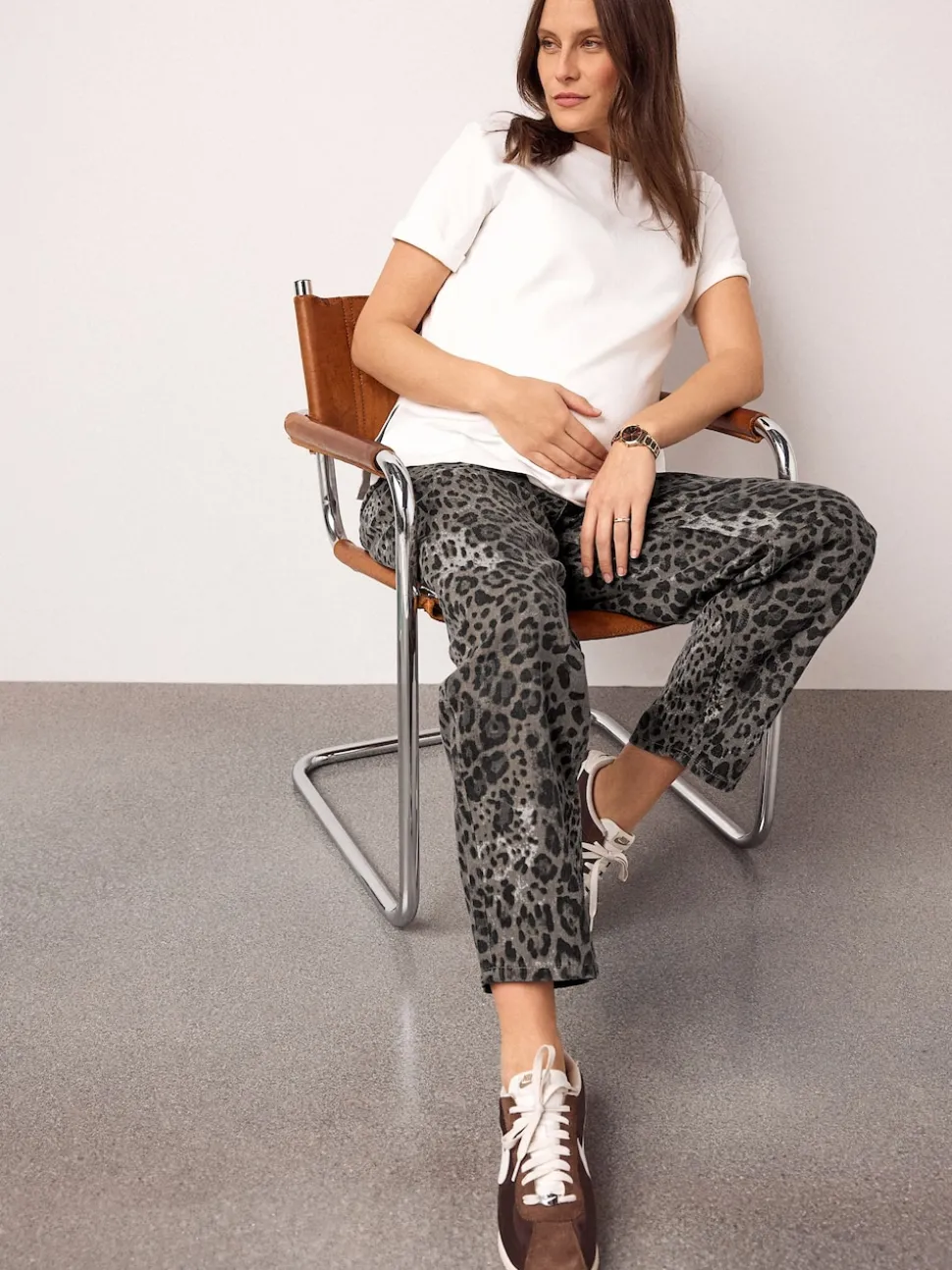 Dierenprint - Maternity Barrel Denim Jeans