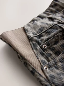 Dierenprint - Maternity Barrel Denim Jeans