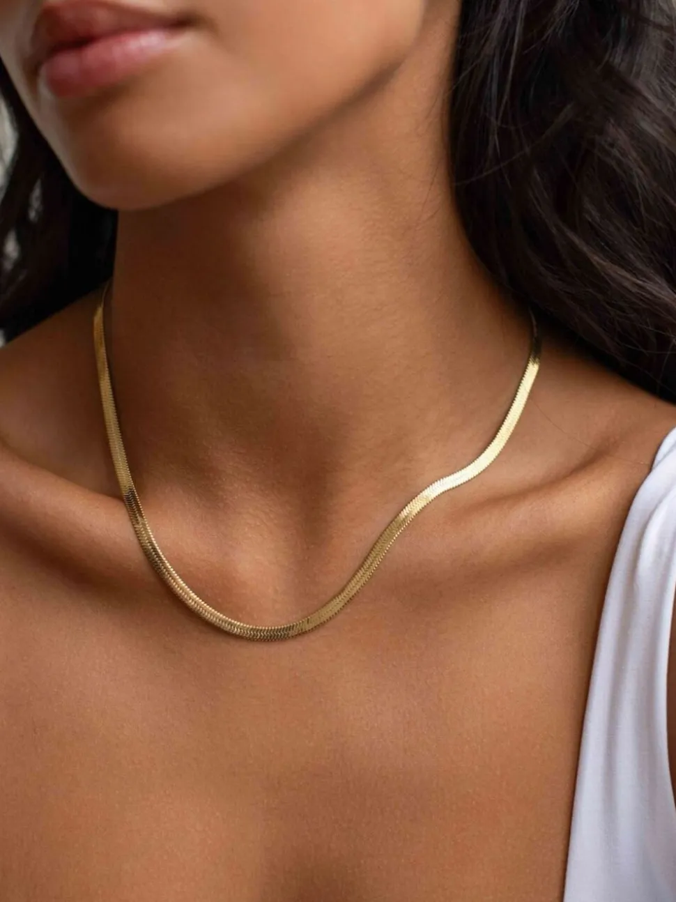 D.Louise Waterproof Essentials Snake Chain Necklace