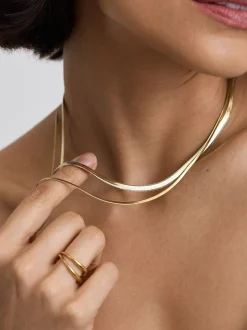 D.Louise Waterproof Essentials Snake Chain Necklace
