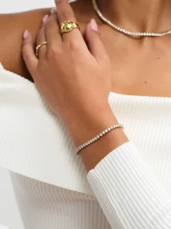 D.Louise Waterproof Luxe Tennis Bracelet