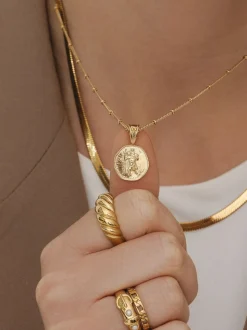 D.Louise Waterproof St. Christopher Necklace