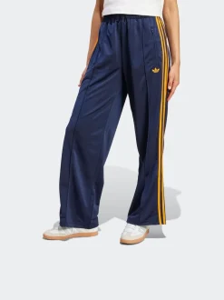 Donkerblauw - adidas Originals Firebird ruimvallende Broek