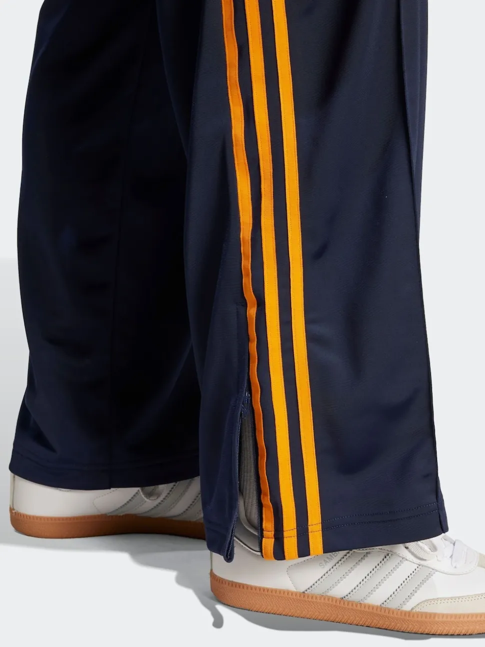 Donkerblauw - adidas Originals Firebird ruimvallende Broek
