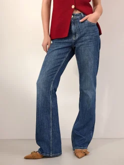 Donkerblauw - Authentieke jeans met bootcut