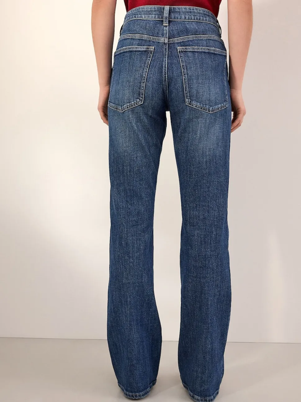 Donkerblauw - Authentieke jeans met bootcut