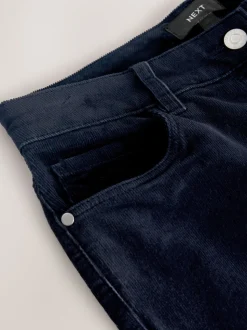 Donkerblauw - Corduroy skinny broek