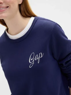 Donkerblauw - Gap - Relaxed sweatshirt met logo