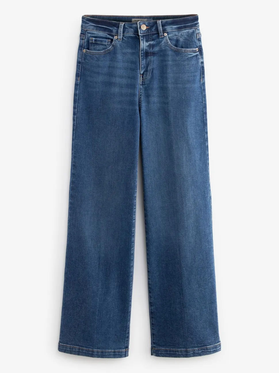 Donkerblauw - Jeans met wijde pijpen
