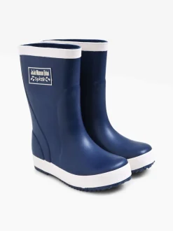 Donkerblauw - JoJo Maman Bébé Contrast Trim Lined Wellies