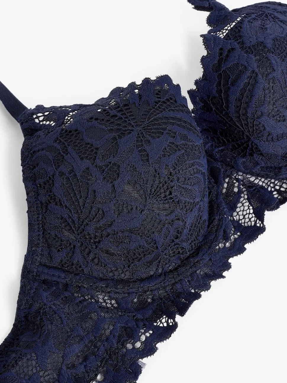 Donkerblauw - Kanten ultieme comfortabele beha