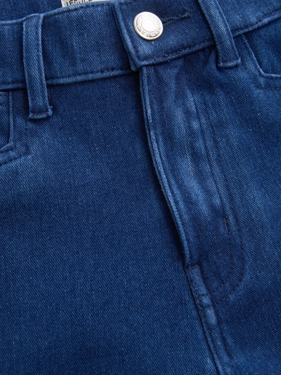 Donkerblauw - Legging van jersey-denim