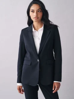 Donkerblauw - Maatgesneden blazer voor zware werktijd