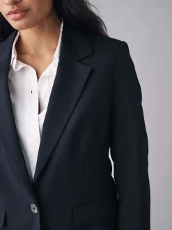 Donkerblauw - Maatgesneden blazer voor zware werktijd