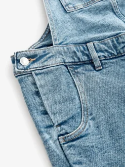 Donkerblauw - Maternity Denim Dungaree