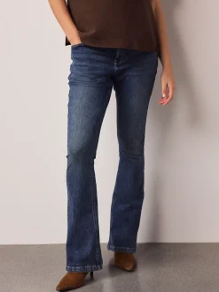 Donkerblauw - Maternity Denim Flare Jeans