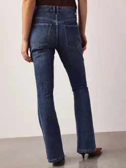 Donkerblauw - Maternity Denim Flare Jeans