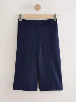 Donkerblauw - Modieuze lange shorts