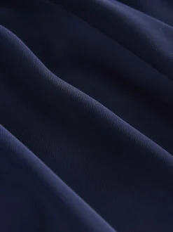 Donkerblauw - Modieuze lange shorts