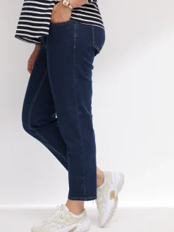 Donkerblauw - Mom zwangerschap Denim Jeans