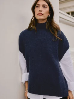 Donkerblauw - N. Premium Knitted Tank