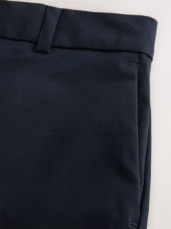 Donkerblauw - Nauwsluitende, op maat gemaakte broek van wol
