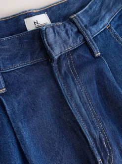 Donkerblauw - N.Premium High Rise Culotte Jeans