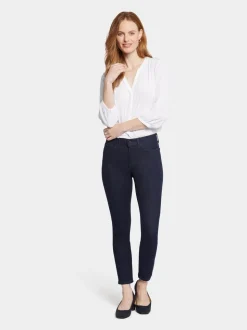 Donkerblauw - NYDJ - Alina - Skinny enkeljeans