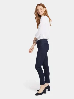 Donkerblauw - NYDJ - Alina - Skinny enkeljeans