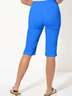 Donkerblauw - Roman - Knielange stretchshort