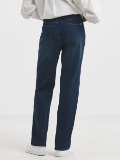 Donkerblauw - Simply Be - 99/1 relaxte jeans met rechte pijpen