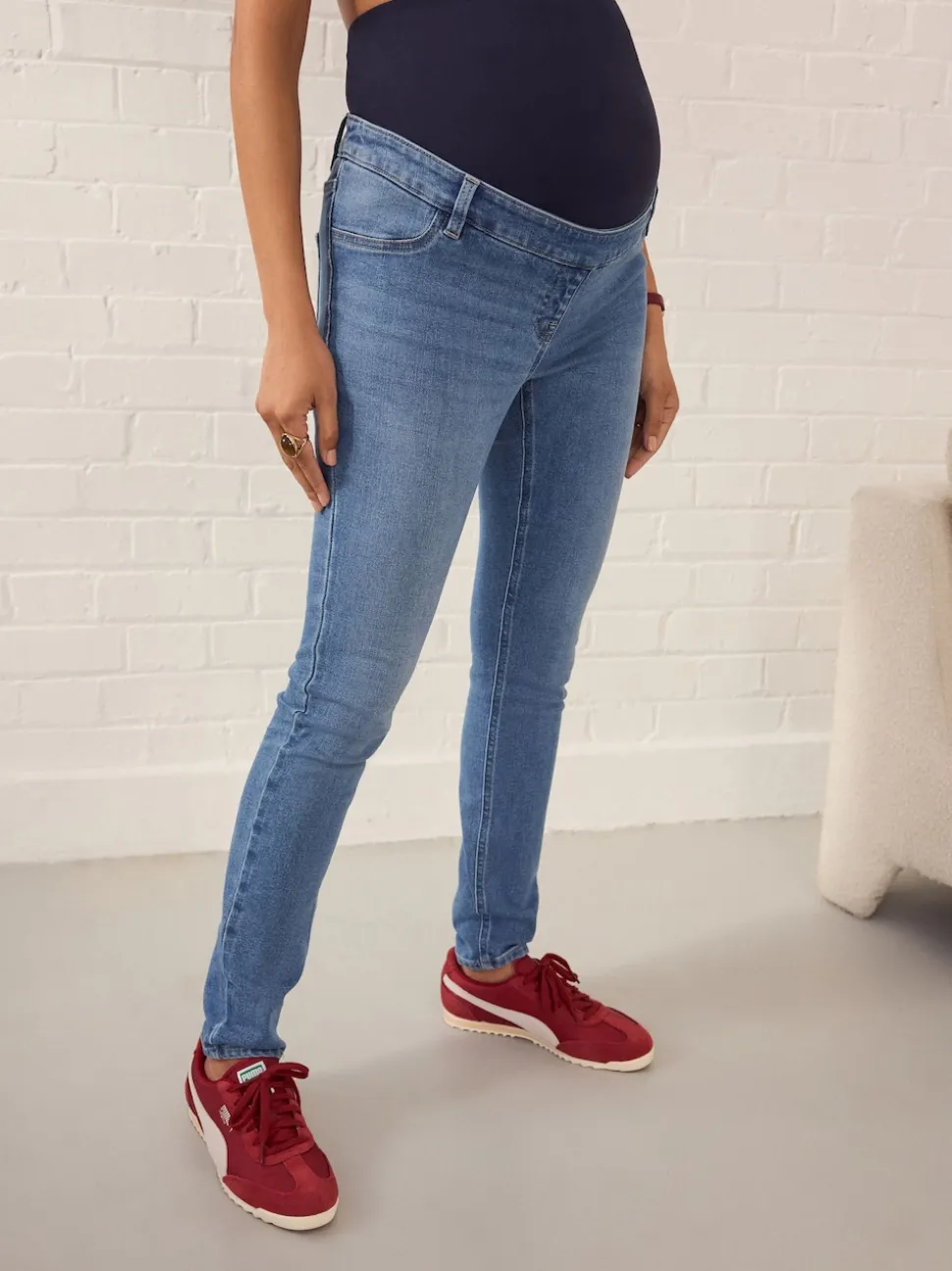 Donkerblauw - Skinny zwangerschapsjeans
