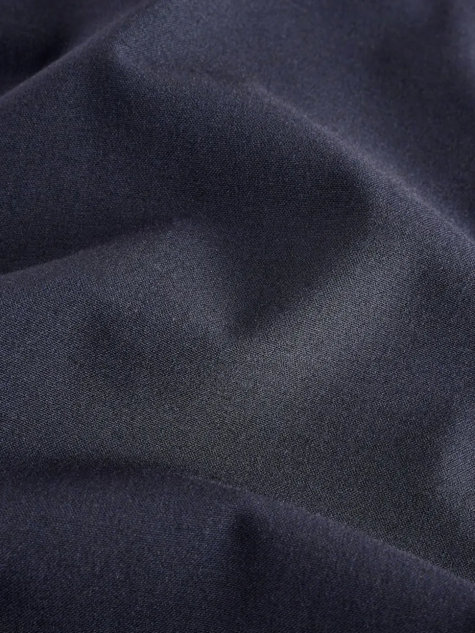 Donkerblauw - Tailored Bootcut Trousers With Wool