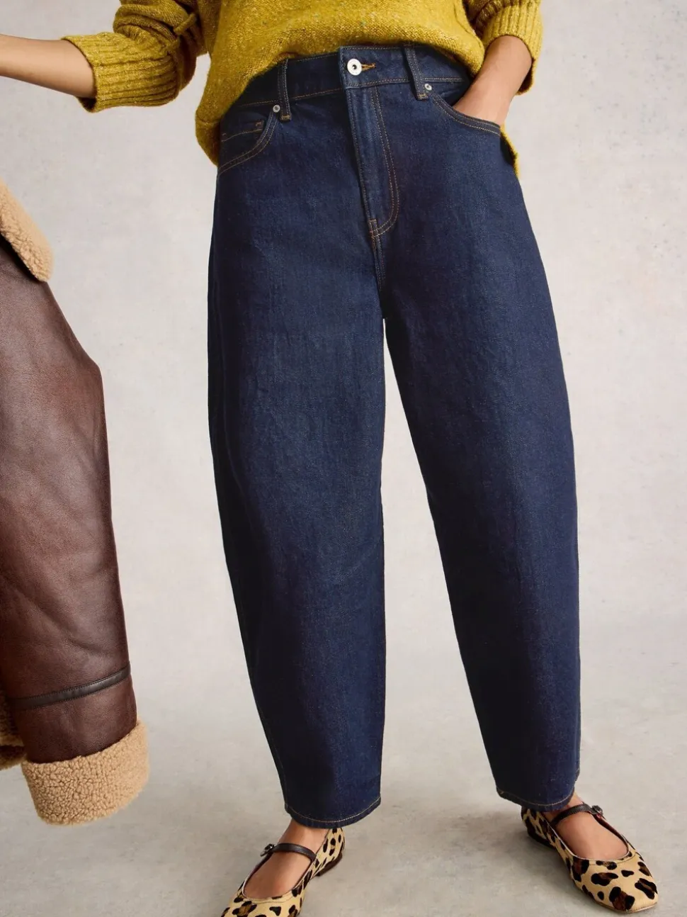 Donkerblauw - White Stuff Aubrey Barrel Leg Jeans