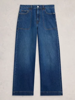 Donkerblauw - White Stuff Tia Wide Leg Jeans