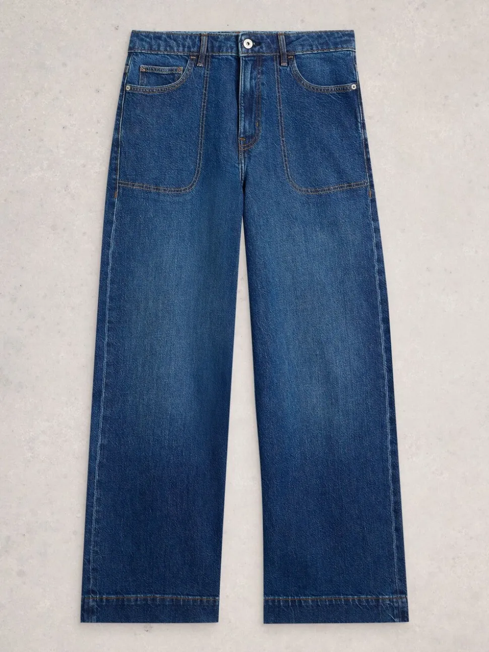 Donkerblauw - White Stuff Tia Wide Leg Jeans
