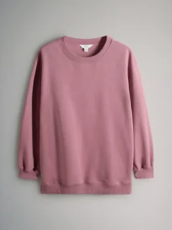 Donkerblauw/roze - The Set 2 Pack Longline Crew Neck Sweatshirt