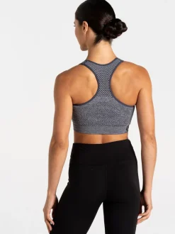 Donkergrijs - Dare 2b Green Womens Don't Sweat It II Sports Bra
