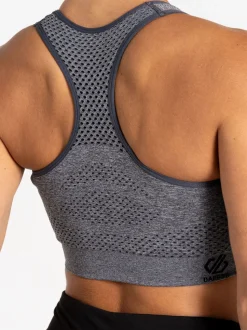 Donkergrijs - Dare 2b Green Womens Don't Sweat It II Sports Bra