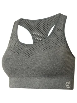 Donkergrijs - Dare 2b Green Womens Don't Sweat It II Sports Bra