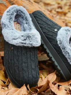 Donkergrijs - Skechers Keepsakes Ice Angel pantoffels